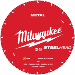 14 Inch STEELHEAD Metal Cutting Diamond Blade, Segmented, 0.125 Inch Thick