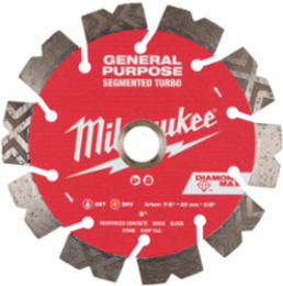 5" DIAMOND MAX™ Segmented Turbo, General Purpose Diamond Blade