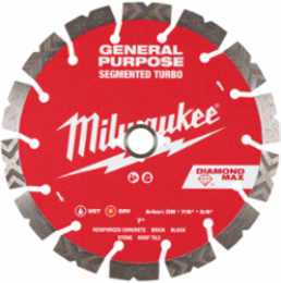 7" DIAMOND MAX™ Segmented Turbo, General Purpose Diamond Blade
