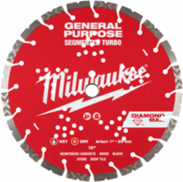 12" DIAMOND MAX™ Segmented Turbo, General Purpose Diamond Blade