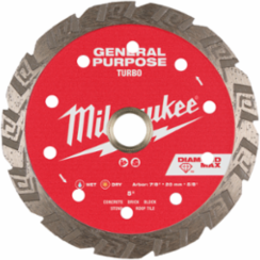 5" DIAMOND MAX™ Turbo, General Purpose Diamond Blade