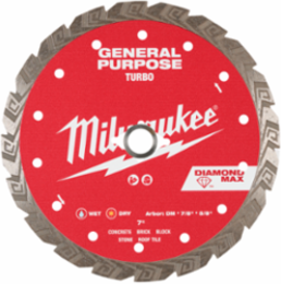 7" DIAMOND MAX™ Turbo, General Purpose Diamond Blade
