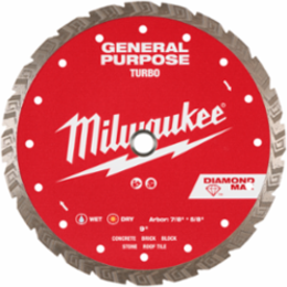 9" DIAMOND MAX™ Turbo, General Purpose Diamond Blade