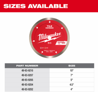 5" DIAMOND MAX™ Continuous, Tile Diamond Blade