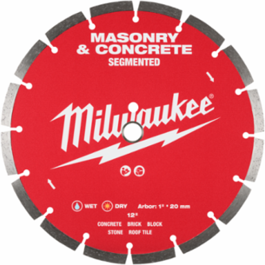12" Segmented Masonry & Concrete Diamond Blade