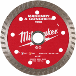 4-1/2" Turbo Masonry & Concrete Diamond Blade