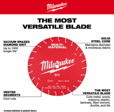 7” Multi-Material Diamond Blade