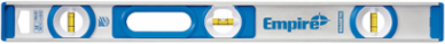 24 Inch Magnetic I-Beam Level, Aluminum Frame, Accuracy 0.0005 in/in