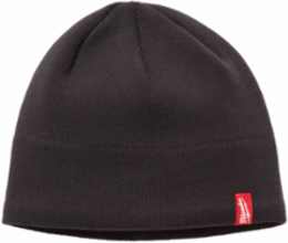 Fleece Lined Knit Hat - Gray, One Size Fits Most, Abrasion Resistant