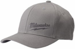 FlexFit Fitted Hat - Gray L/XL, 3-1/2 Inch Crown Depth, 63% Polyester