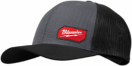 GRIDIRON™ Gray Snapback Trucker Hat, One Size Fits All, Ripstop Polyester