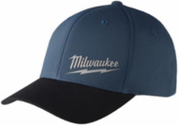 WORKSKINTM Performance Fitted Hat - Blue, Size Small/Medium, Moisture Wicking, UPF 50
