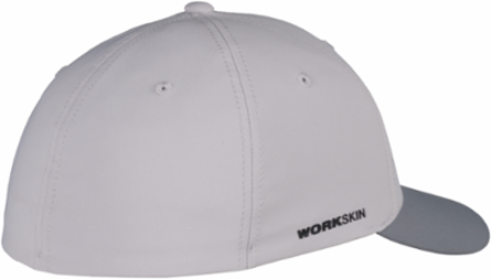 WORKSKIN™ Performance Fitted Hat Gray Small/Medium, Moisture Wicking, UPF 50