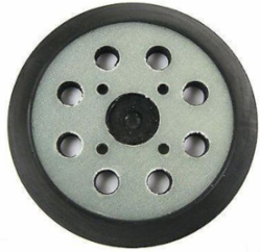 5 Inch 8 Hole Hook and Loop Sander Pad, 0.41 Inch Thickness, 0.14 Pound Weight