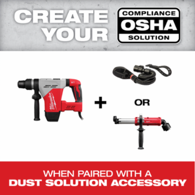 1-9/16 Inch SDS Max Rotary Hammer, 14 Amp, 5.9 ft-lbs Impact Energy