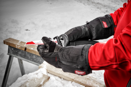 REDLITHIUM™ USB Heated Gloves Large, Leather & Ripstop, 6 Hours Runtime