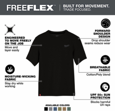 FREEFLEX™ Hybrid Work Tee - Short Sleeve