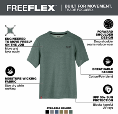 FREEFLEX™ Hybrid Work Tee - Short Sleeve