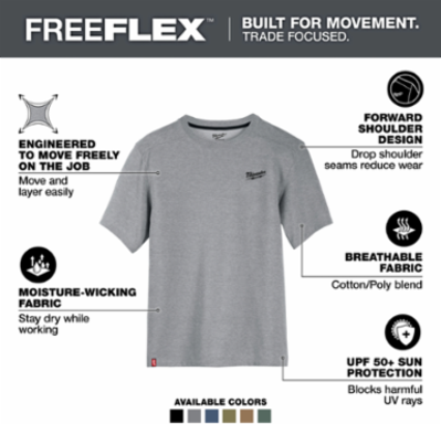 FREEFLEX™ Hybrid Work Tee - Short Sleeve