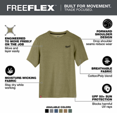 FREEFLEX™ Hybrid Work Tee - Short Sleeve