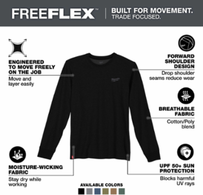 FREEFLEX™ Hybrid Work Tee - Long Sleeve