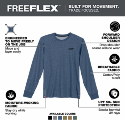 FREEFLEX™ Hybrid Work Tee - Long Sleeve