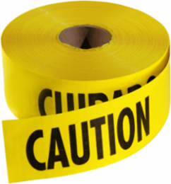 1000 Ft. Yellow Barricade Tape-Caution