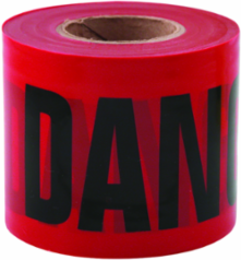 200 ft. Red Barricade Tape - Danger/Peligro