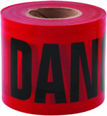 200 ft. Red Barricade Tape - Danger/Peligro
