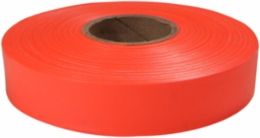 600 ft x 1 Inch High-Visibility Orange Flagging Tape, Plastic Construction