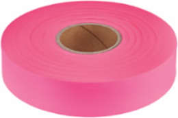 600 ft x 1 Inch High-Visibility Pink Flagging Tape, 2.0 Mil Thickness