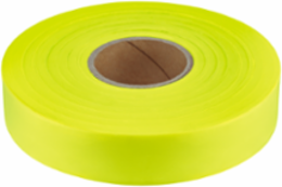 600 ft x 1 Inch Yellow Flagging Tape - Durable Plastic, 2 mil Thickness