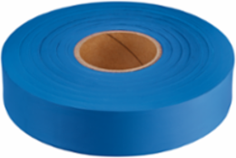 Blue Flagging Tape 1 Inch x 600 ft, Non-Adhesive Plastic, 2 mil Thickness