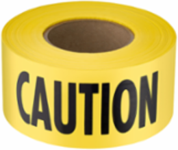 1000 ft. Premium Yellow Barricade Tape - Caution