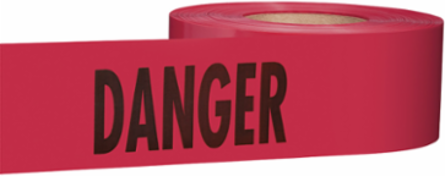 1000 ft. Premium Red Barricade Tape - Danger