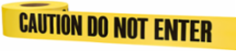 1000 ft. Premium Yellow Barricade Tape - Caution Do Not Enter
