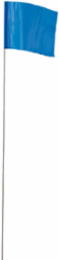 Contractor Grade Blue Flag Stakes, 2.5 Inch x 3.5 Inch, 100 Pack