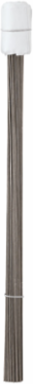 Contractor Grade 2.5 Inch x 3.5 Inch White Flag Stakes with 21 Inch Wire Stems