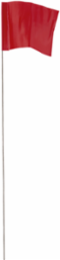 Contractor Grade 2.5 Inch x 3.5 Inch Red Stake Flags, 100-Pack
