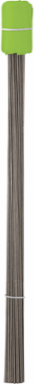 2-1/2 Inch x 3-1/2 Inch Green Stake Flags with 21 Inch Wire Stems, 100 Pack