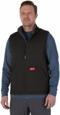 GRIDIRON™ Sherpa-Lined Vest - Black 2X