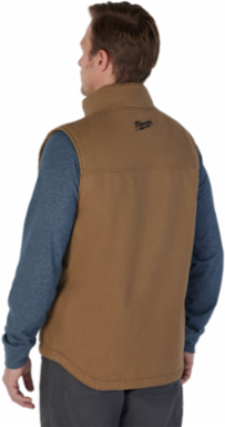 GRIDIRON™ Sherpa-Lined Vest - Brown 2X