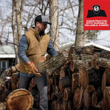GRIDIRON™ Sherpa-Lined Vest - Brown 2X