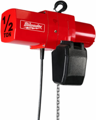 1/2 Ton Electric Chain Hoist, 10 ft Lift Height, 16 ft/min Speed, 230V