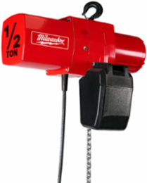 1/2 Ton Electric Chain Hoist, 10 ft Lift Height, 16 ft/min Speed, 230V