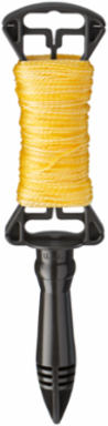 100 ft Gold Nylon Twisted Line with Reel, 0.06 Inch Diameter