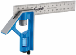 150 mm True Blue Combination Square, 6 Inch Stainless Steel Blade, Cast Zinc Head