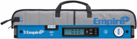 24 Inch True Blue Magnetic Digital Box Level - IP65 Rated, Dual Backlit Display
