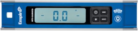 9 Inch Magnetic Digital Torpedo Level, Aluminum/Plastic, 0.1 in./inch Accuracy