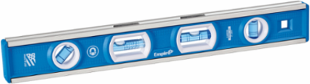 12 Inch Magnetic Tool Box Level with True Blue® Vials, 4 Vials, Aluminum Frame